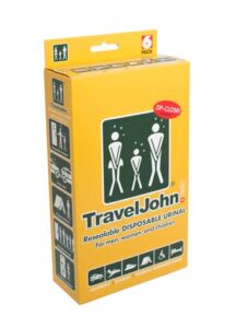TravelJohn Resealable Disposable Urinal