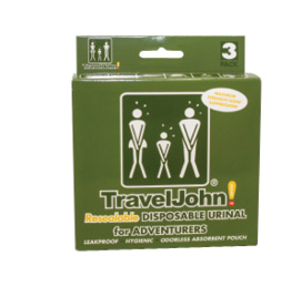 TravelJohn Adventurer Resealable Disposable Urinal