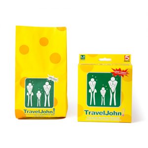 TravelJohn Disposable Sickness Urinal Combo