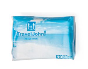 TravelJohn Pocket Tissues