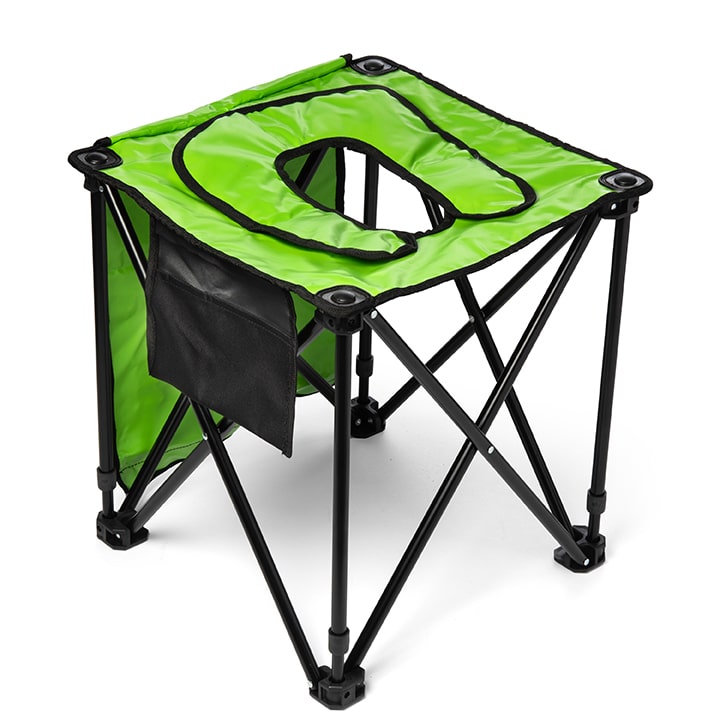 Traveljohn foldable commode camping