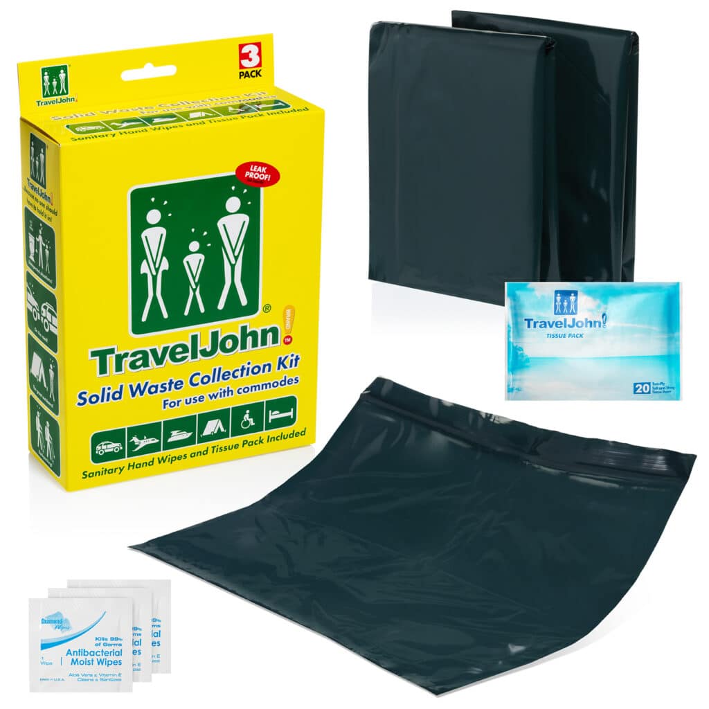 traveljohn solidwaste collection kit