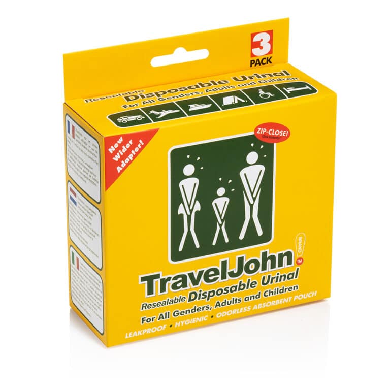 traveljohn disposable urinal 3 pack